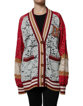 Dolce & Gabbana Multicolor Floral Lace Cardigan Sweater -   -  Dolce & Gabbana.